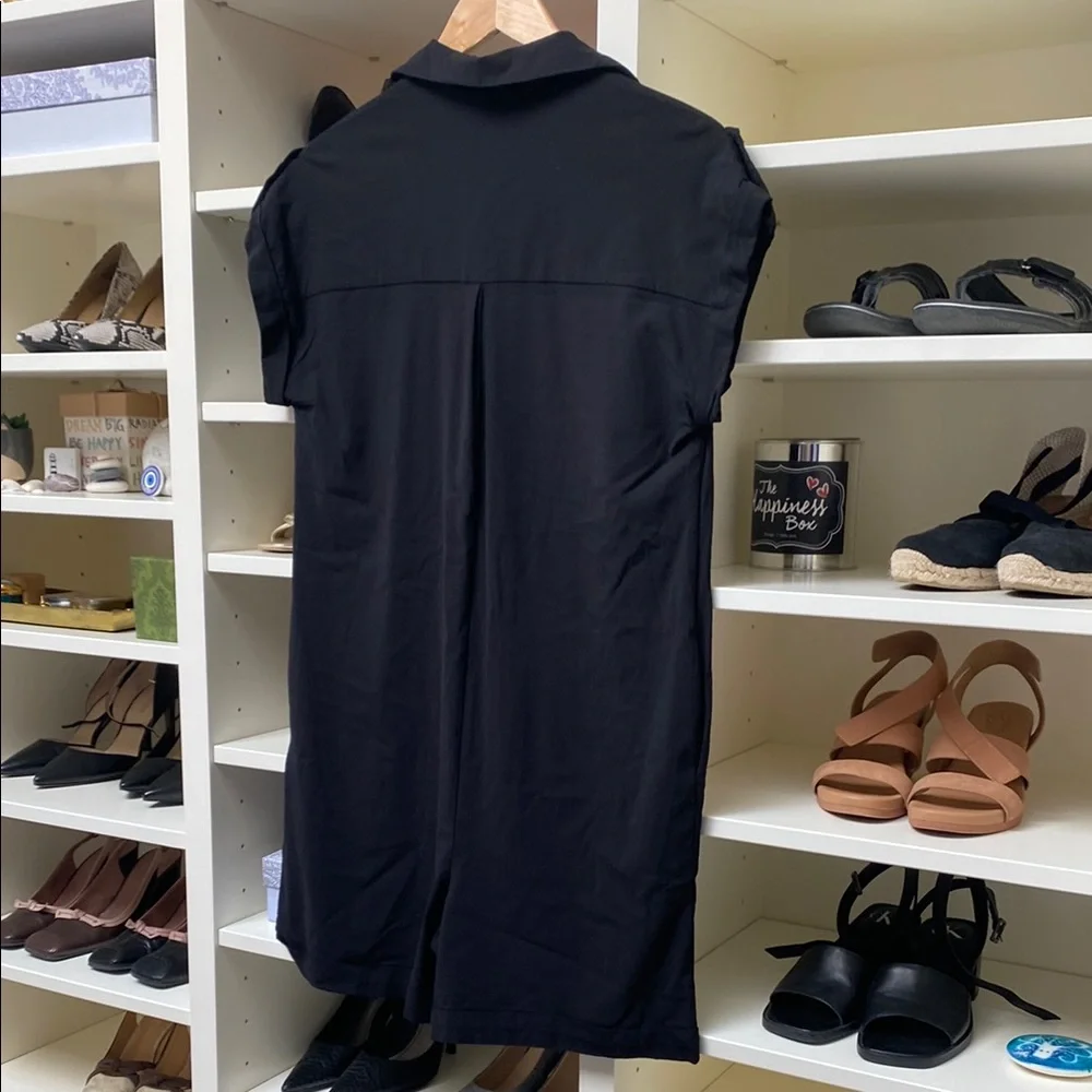 APRICOT Black Buttoned Romper with Side Pockets.  Size 6. NWOT - Picture 8 of 11